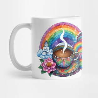 Coffee with a Rainbow Chaser Mug